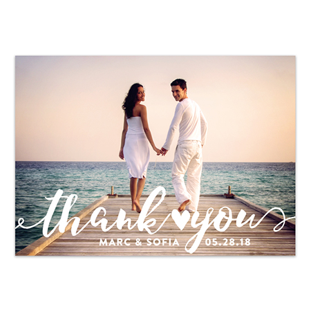 Wedding Thank You Magnet - Looking Forward